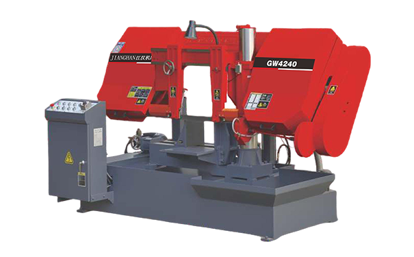 攸县GW4240双柱卧式带锯床